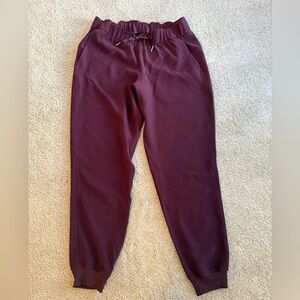 Lululemon Burgundy Jogger Pants
